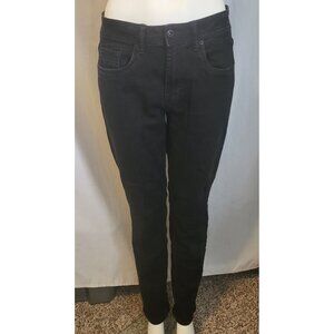 Kenneth Cole New York Womens Jeans Size 30X32 Black Straight Leg 5 Pocket NWOT